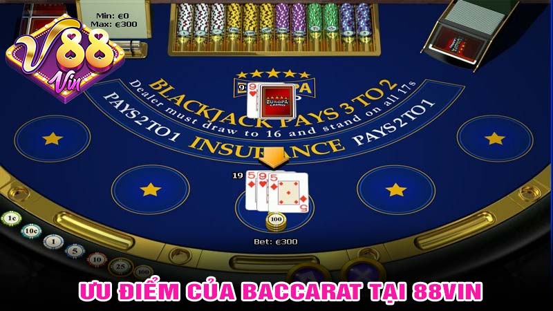 ưu điểm của game bài baccarat